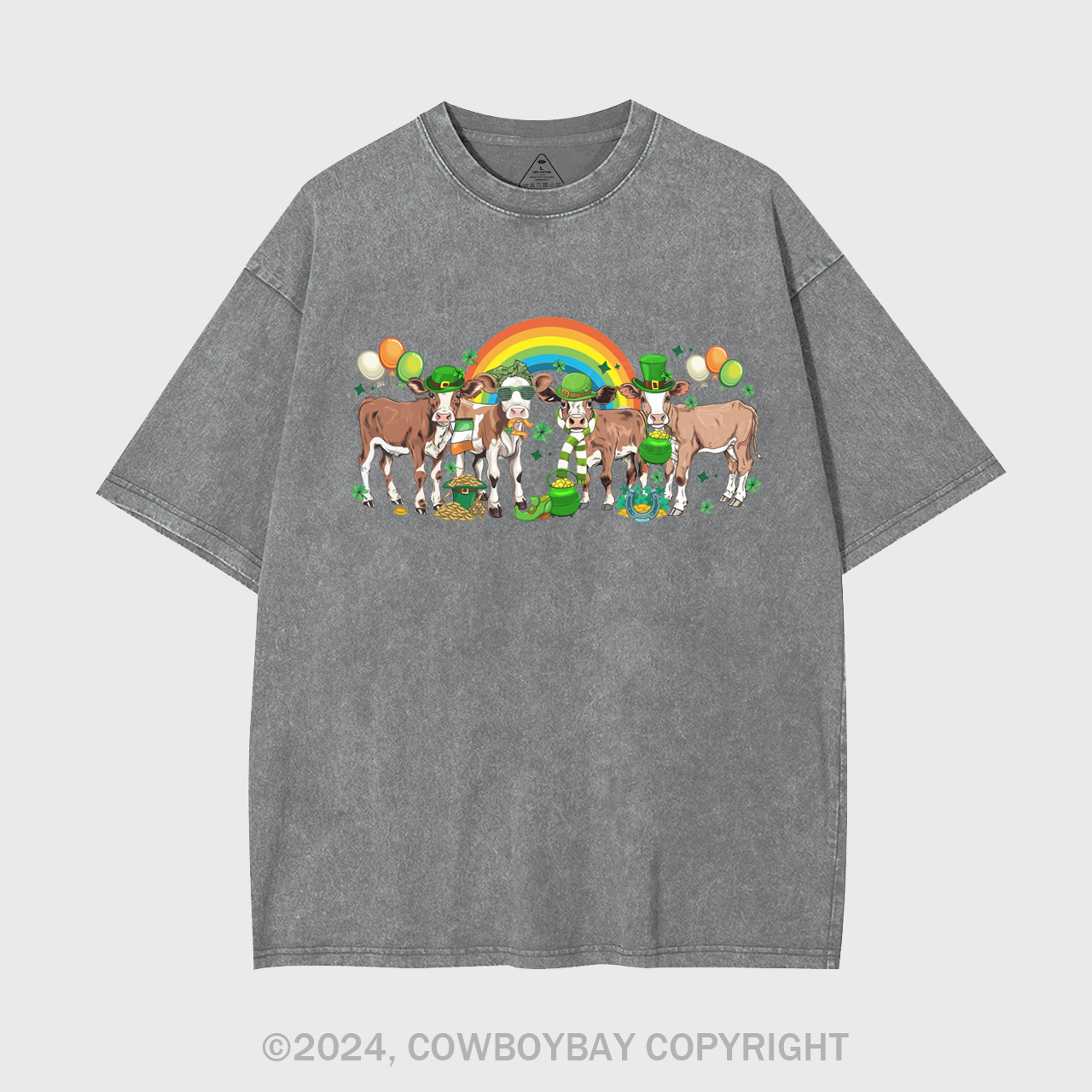 Cows St Patricks Day Garment-dye Tees