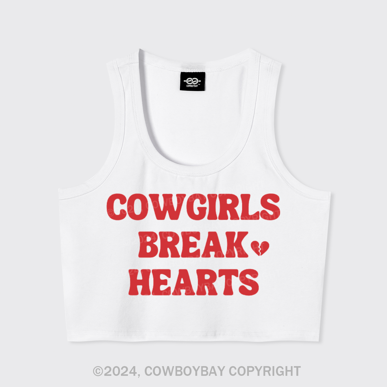 Cowgirls Break Hearts Tank Top