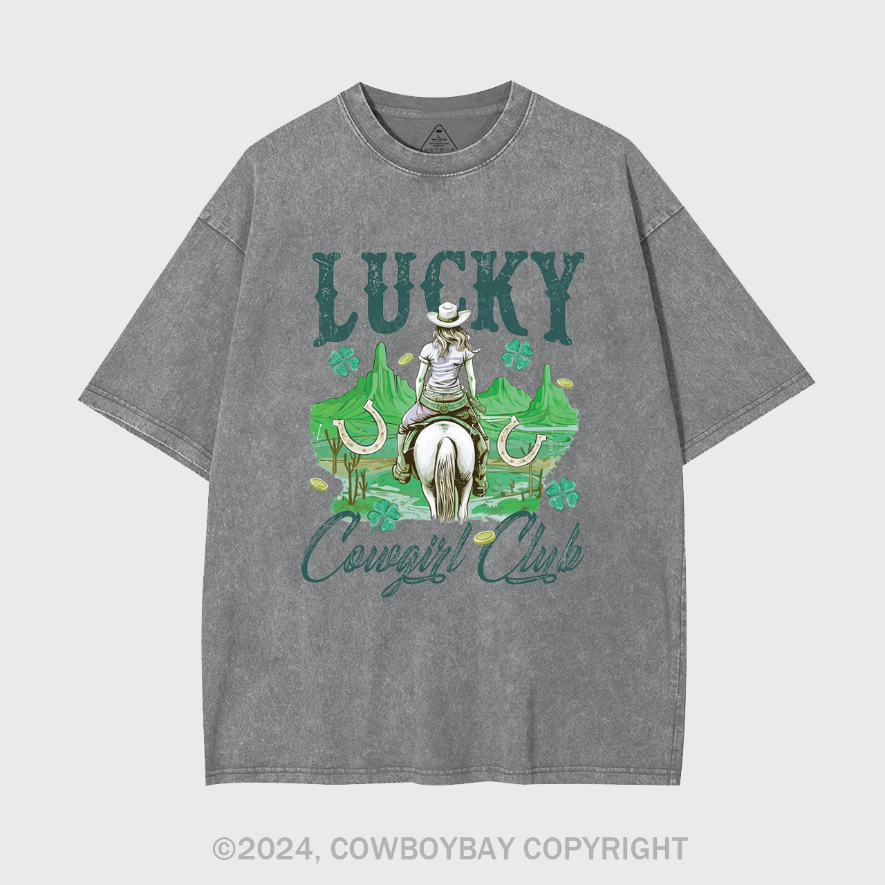 Lucky Cowgirl Club Garment-dye Tees