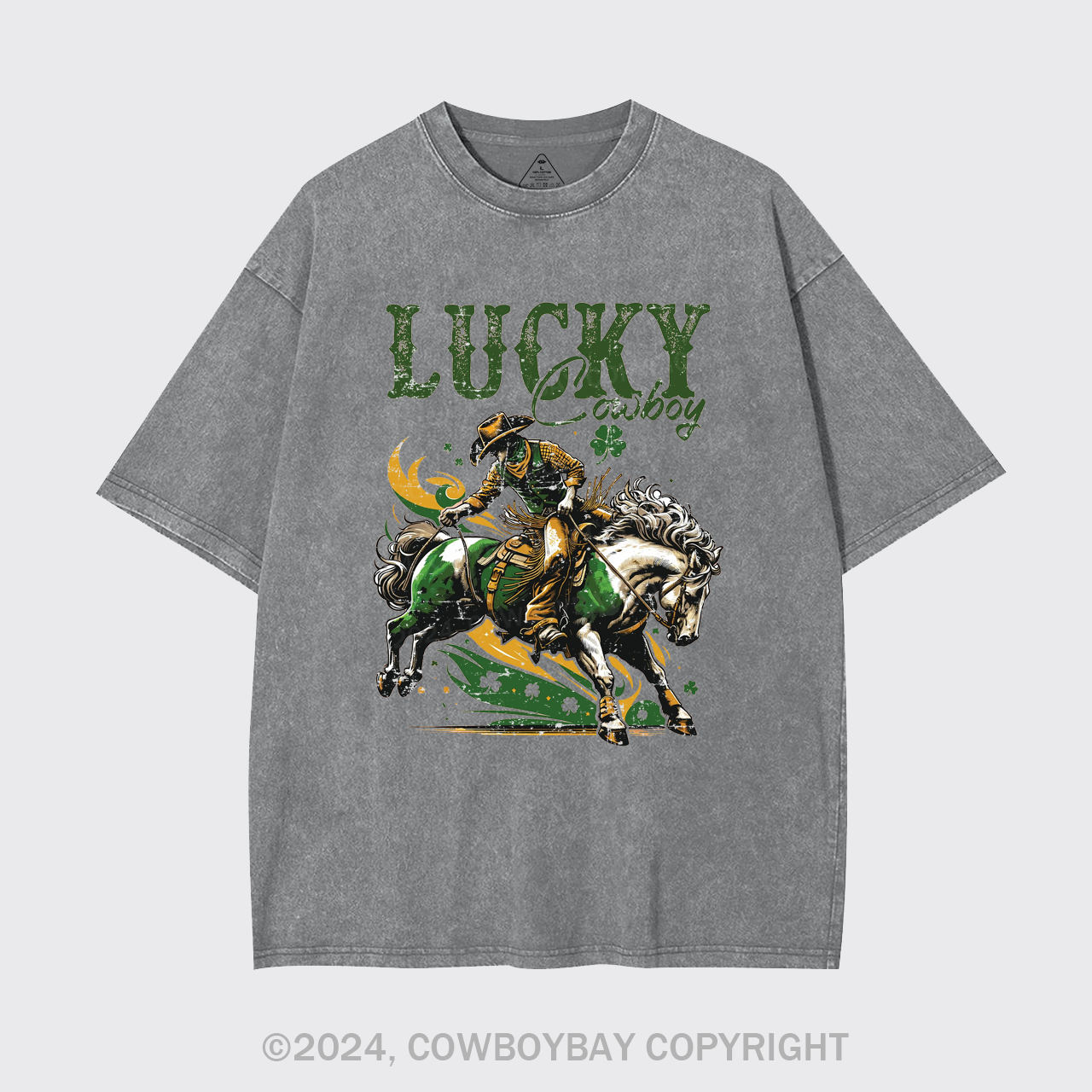 Lucky Cowboy Garment-dye Tees