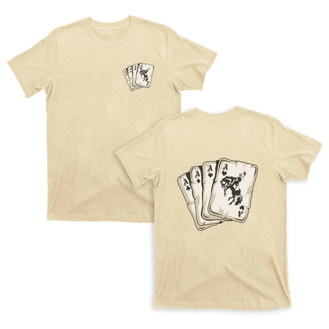 Cowboy Playing Cards  T-Shirts