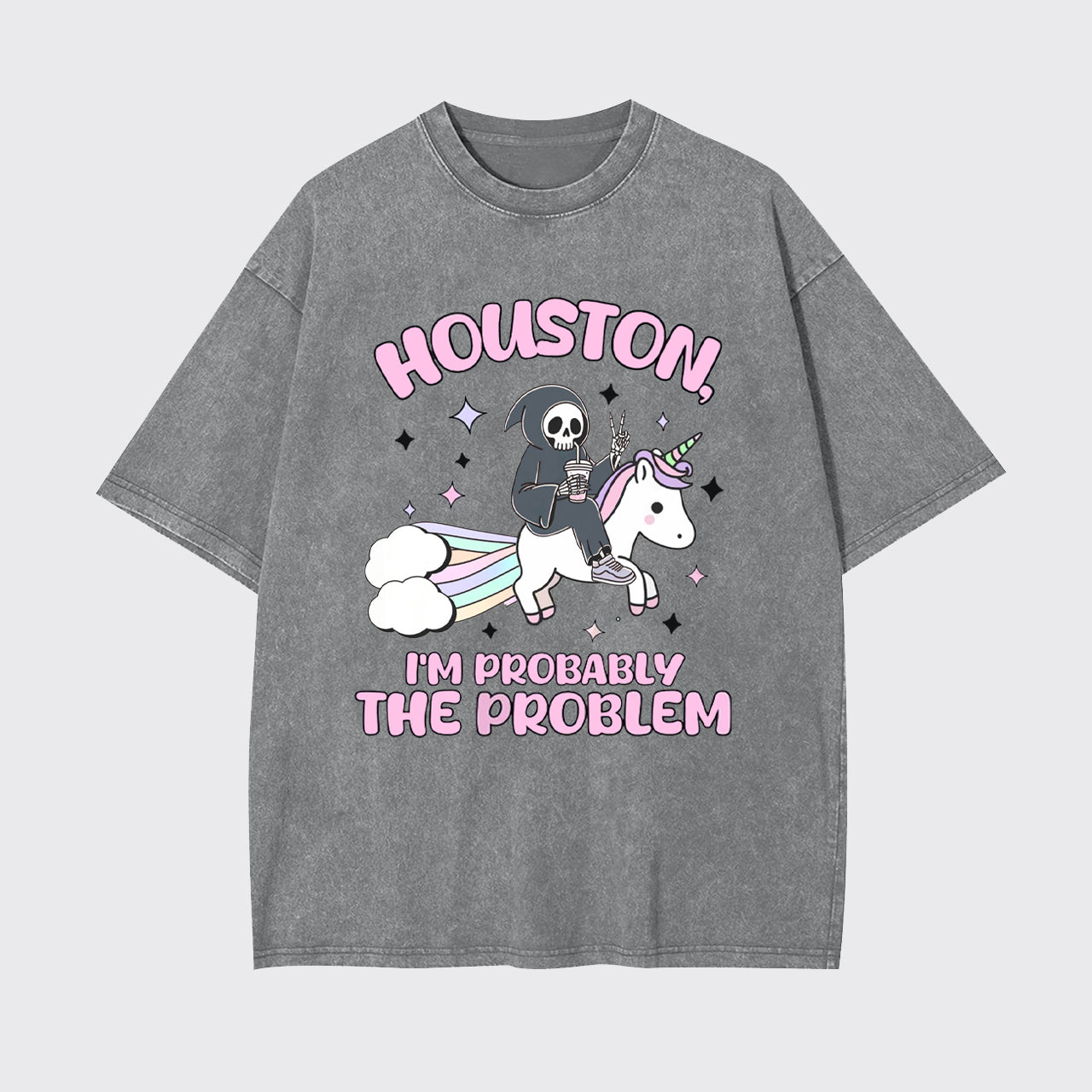 Mental Health-Houston I'm Probably The Problem Garment-dye Tees