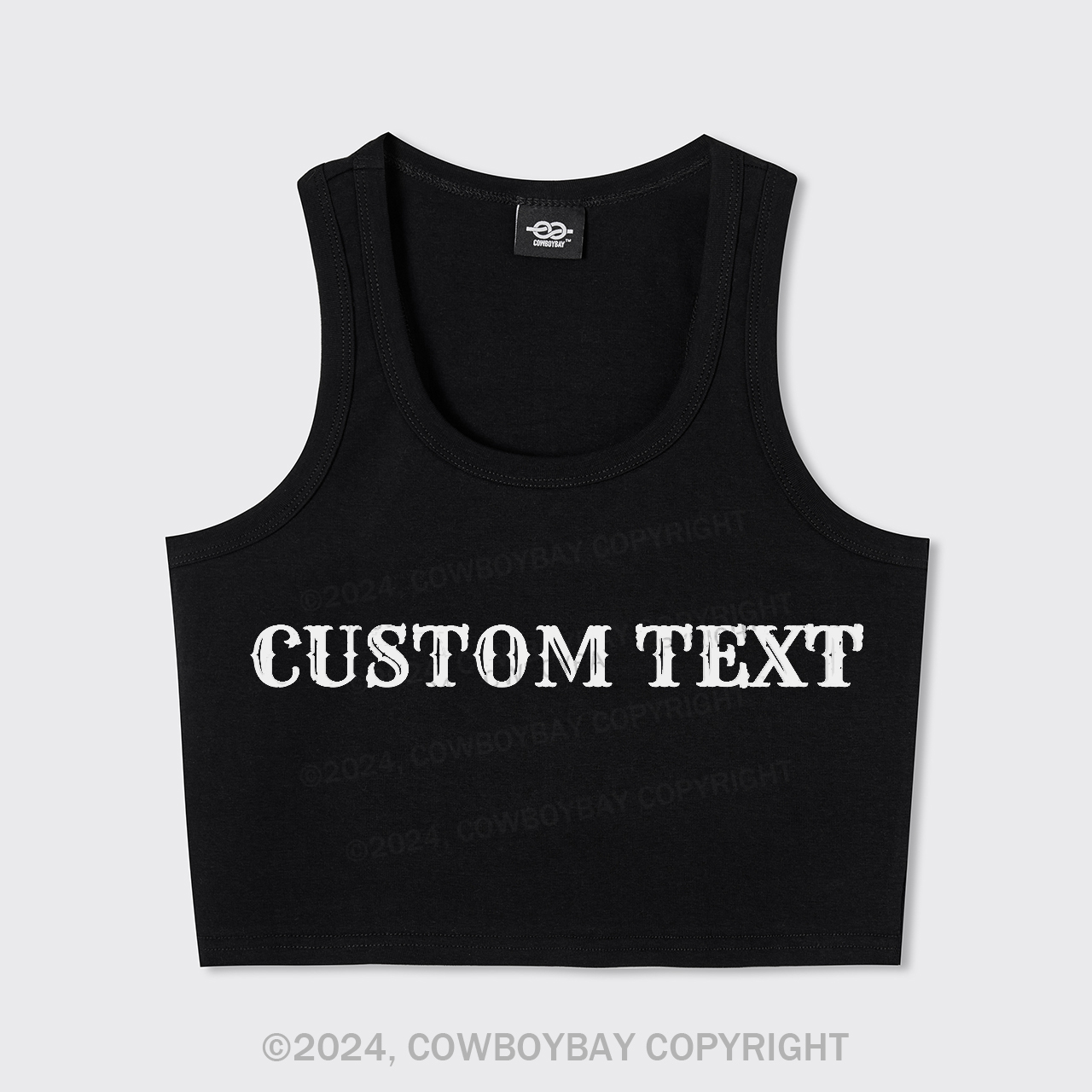 Custom Text Tank Top