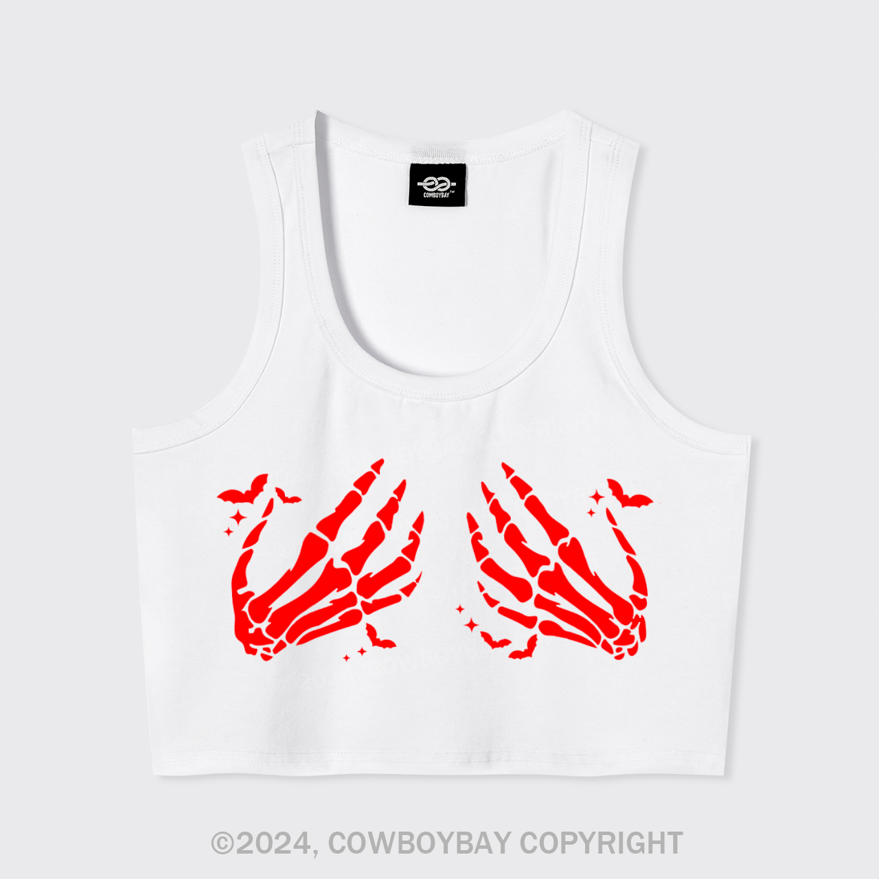 Skeleton Hand Racer Tank Top