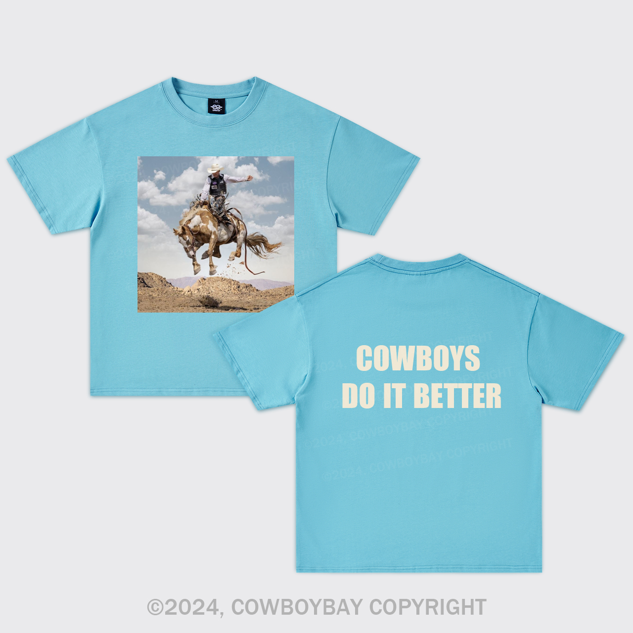 Rodeo Makes Cowboy Better Oversize T-Shirts