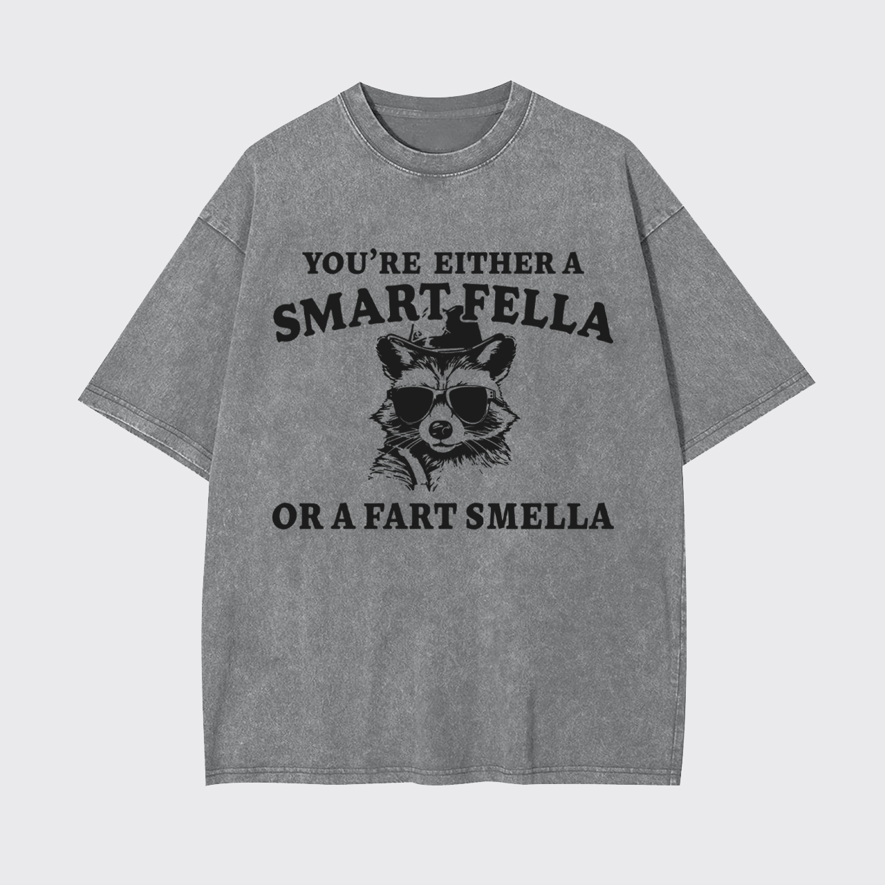 Smart Fella Or Fart Smella Garment-dye Tees