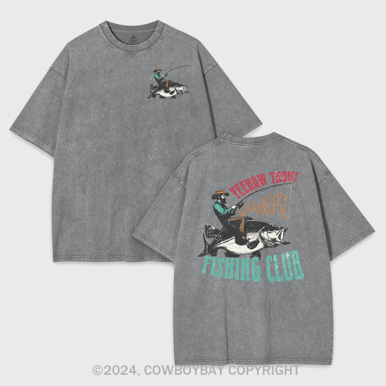 Trendy Western Fishing Club Garment-dye Tees