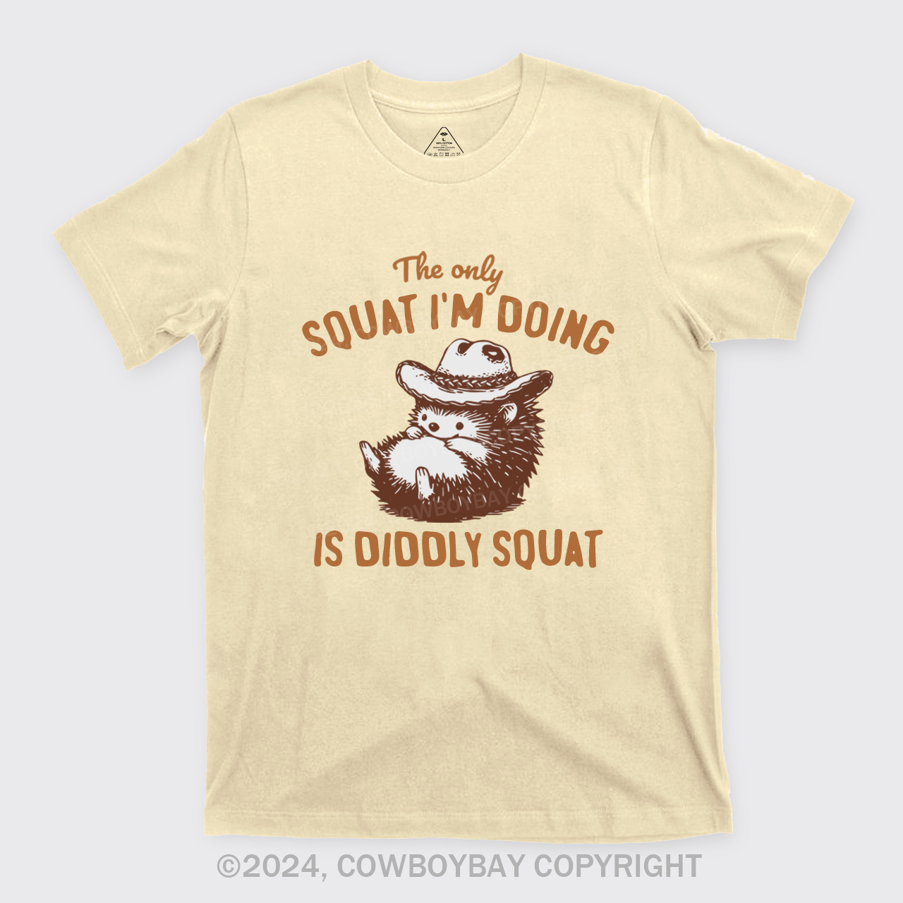 Funny Cowboy Racoon In Vintage Style T-Shirts