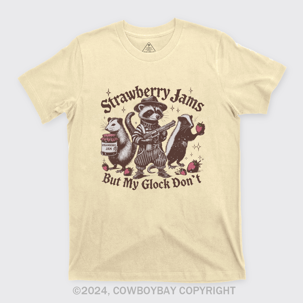 Strawberry Jams But My Glock Don't T-Shirts