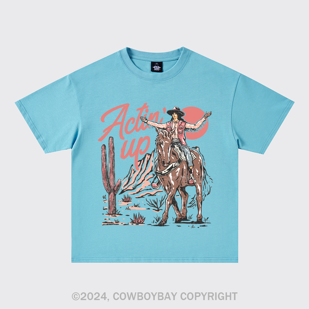 Actin' Up Cowgirl Oversize T-Shirts