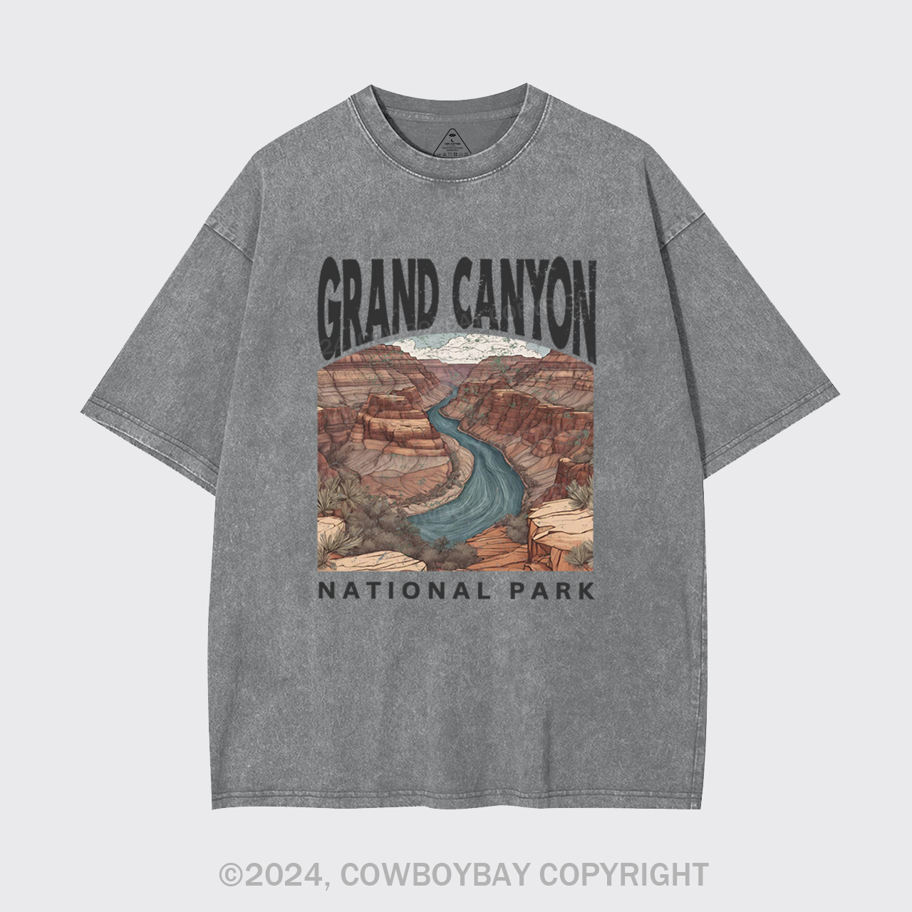 Retro Grand Canyon National Park Garment-dye Tees