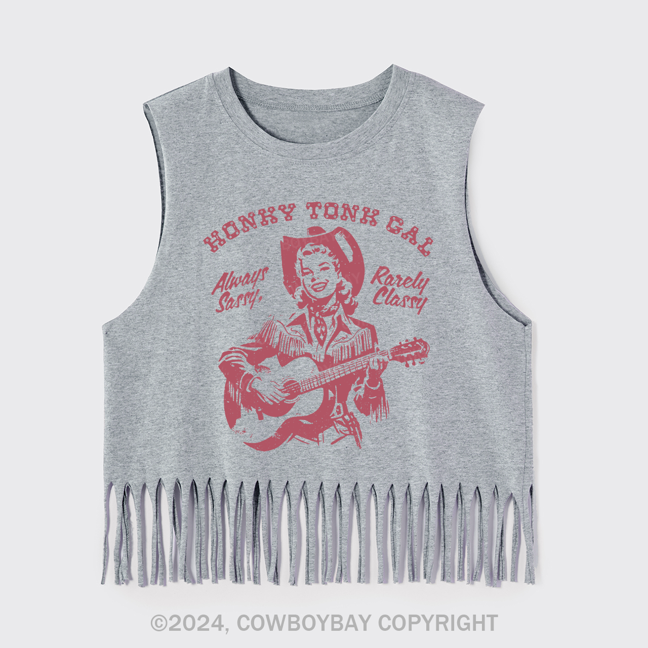 Honky Tonk Gal Fringe Tank