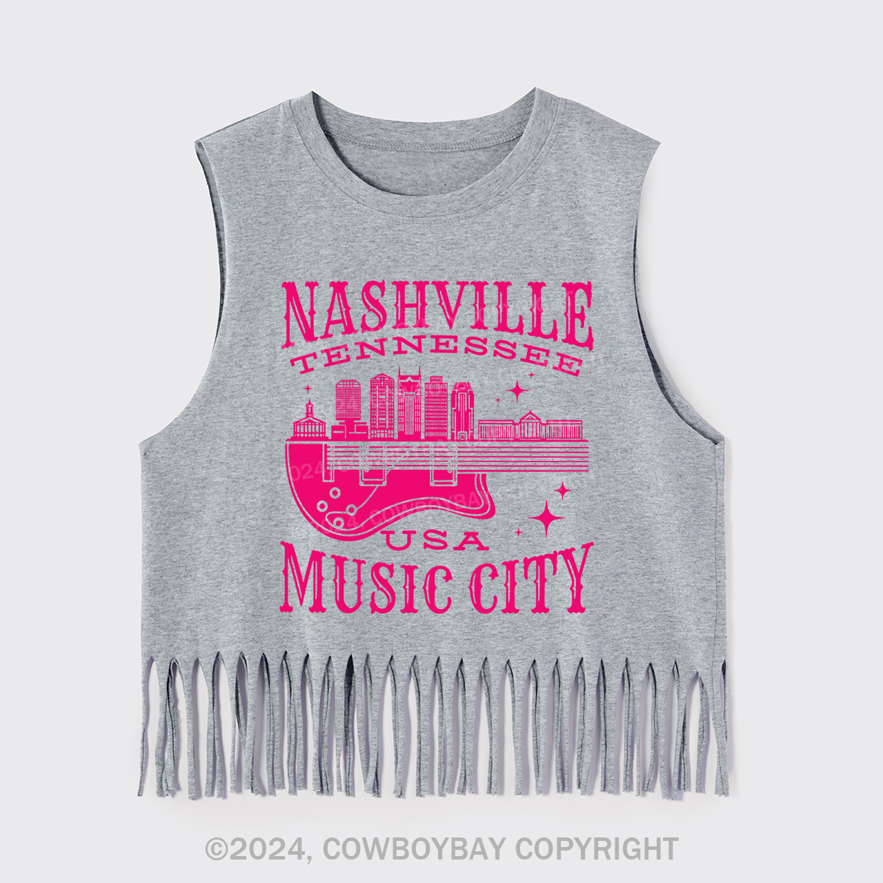 Nashville Music City Fringe Tank
