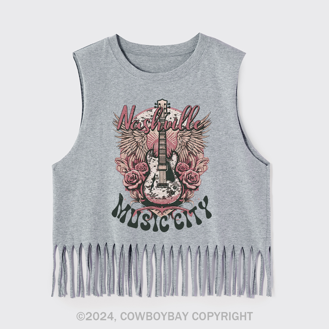 Western Nashville Music City Fringe Tank