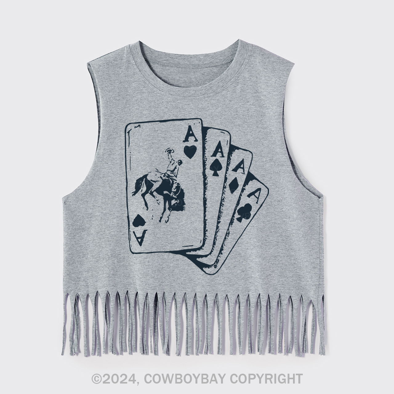 Ace Cowboy Punchy Fringe Tank