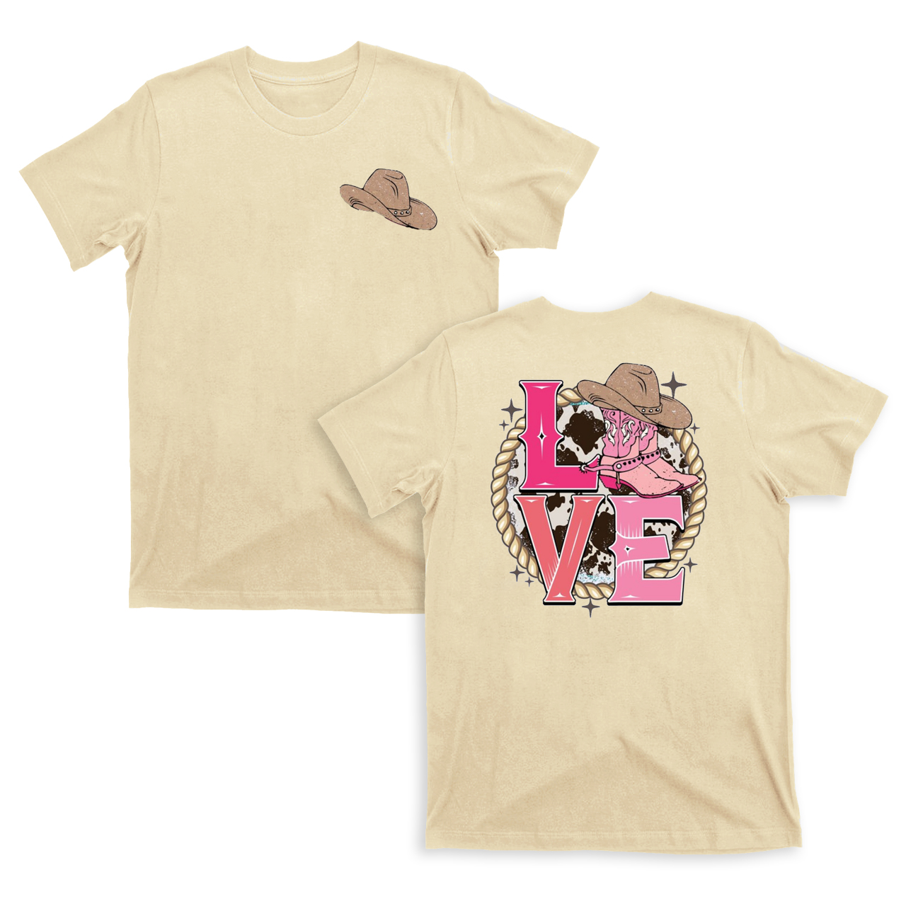 Western Love Valentine T-Shirts