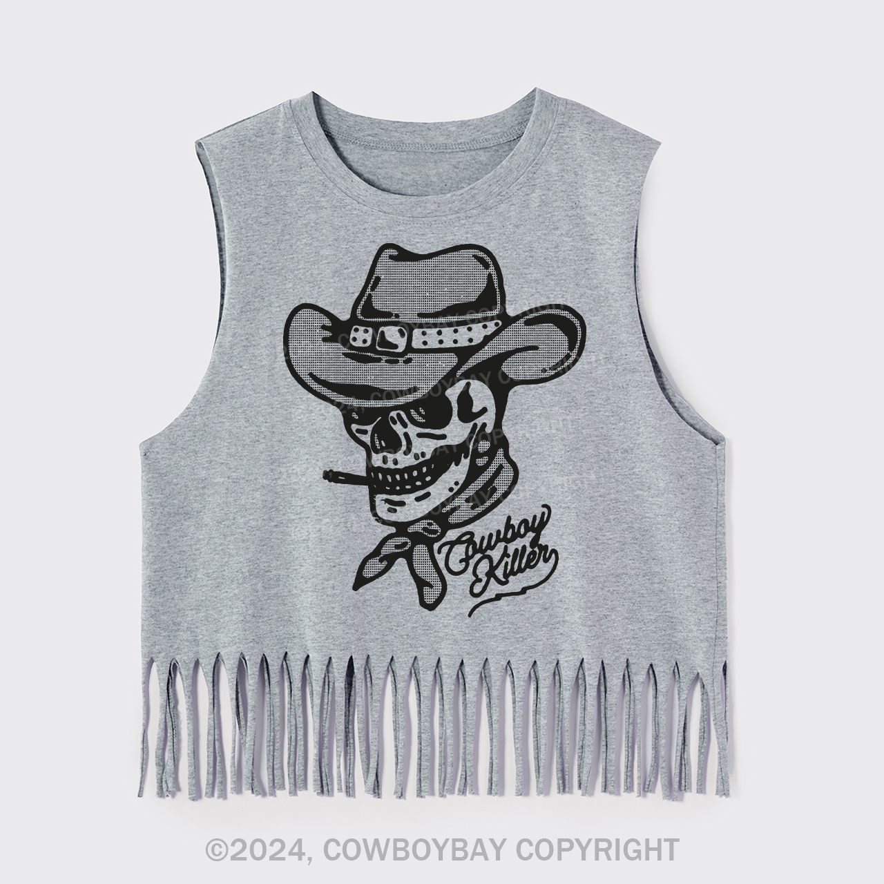 Cowboy Killer Country Concert Fringe Tank