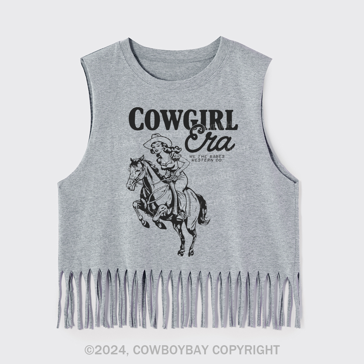 Cowgirl Era Fringe Tank