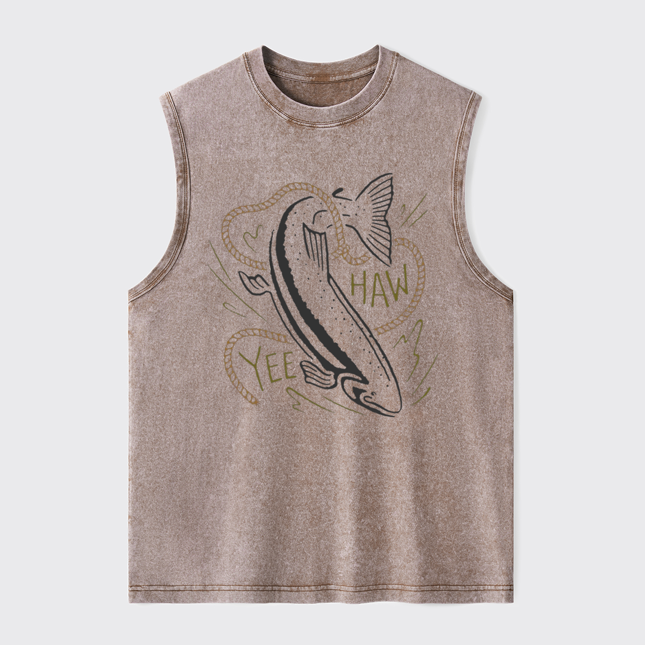 Ride the Wave Yee-Haw Washed Tanks