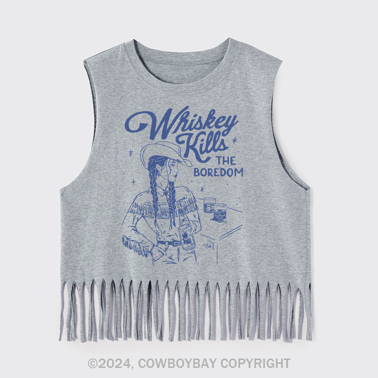 Whiskey Kills The Boredom Fringe Tank