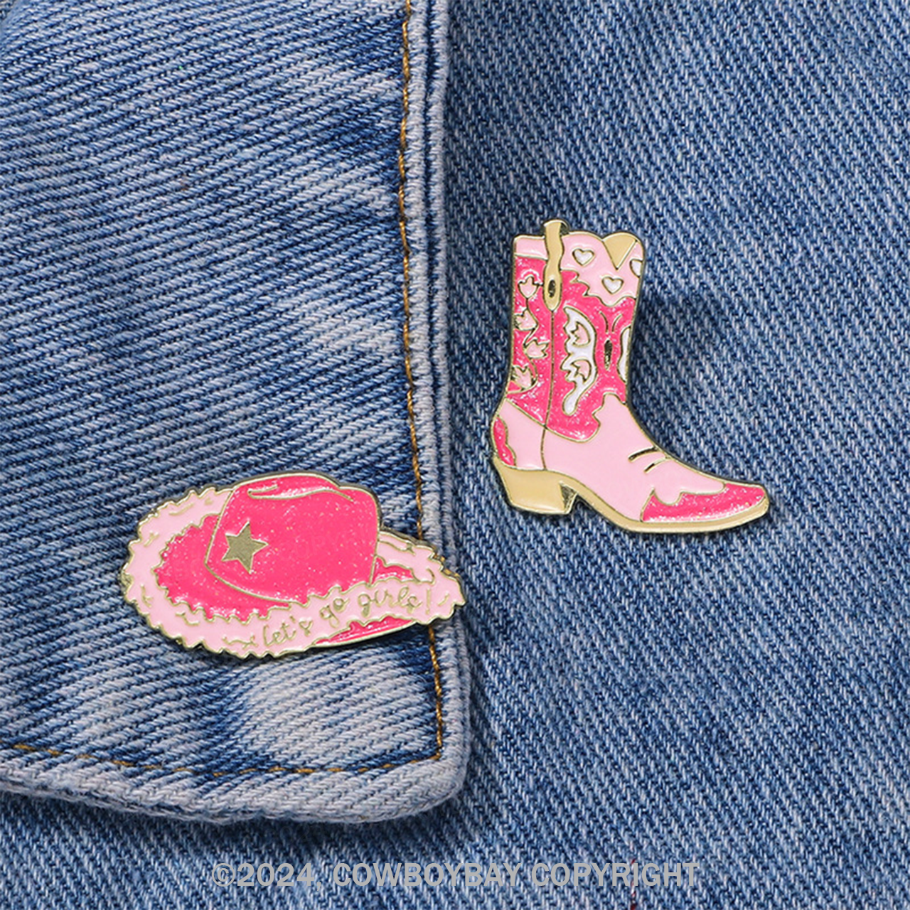 Pink Cowgirl_Cowboybay Pin