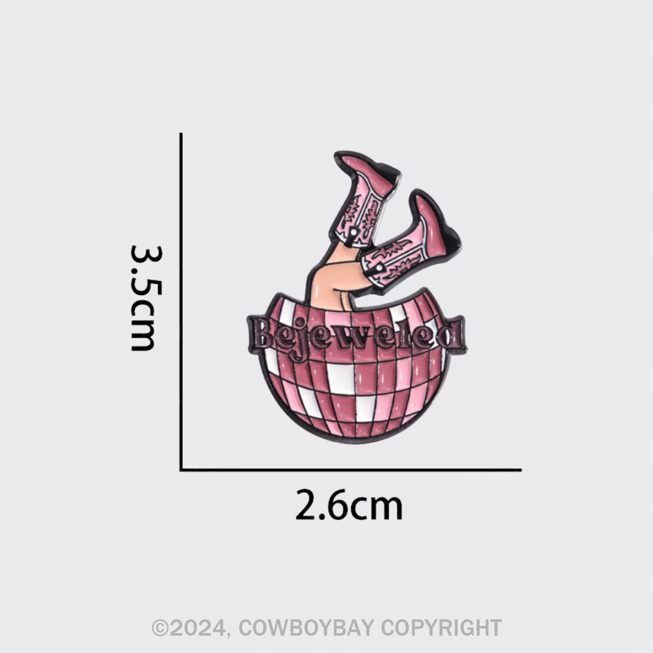 Bejeweled Boots_Cowboybay Pin