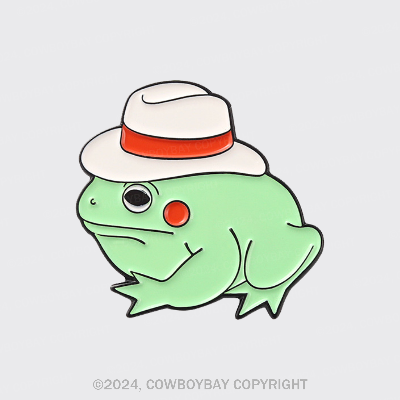 Fancy Frog_Cowboybay Pin
