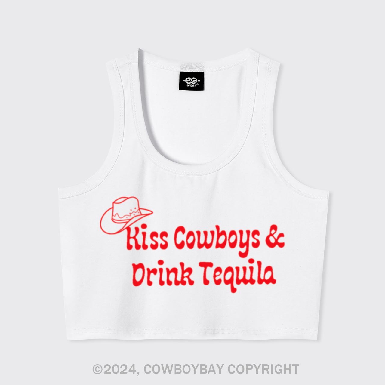 Kiss Cowboys & Drink Tequila Tank Top