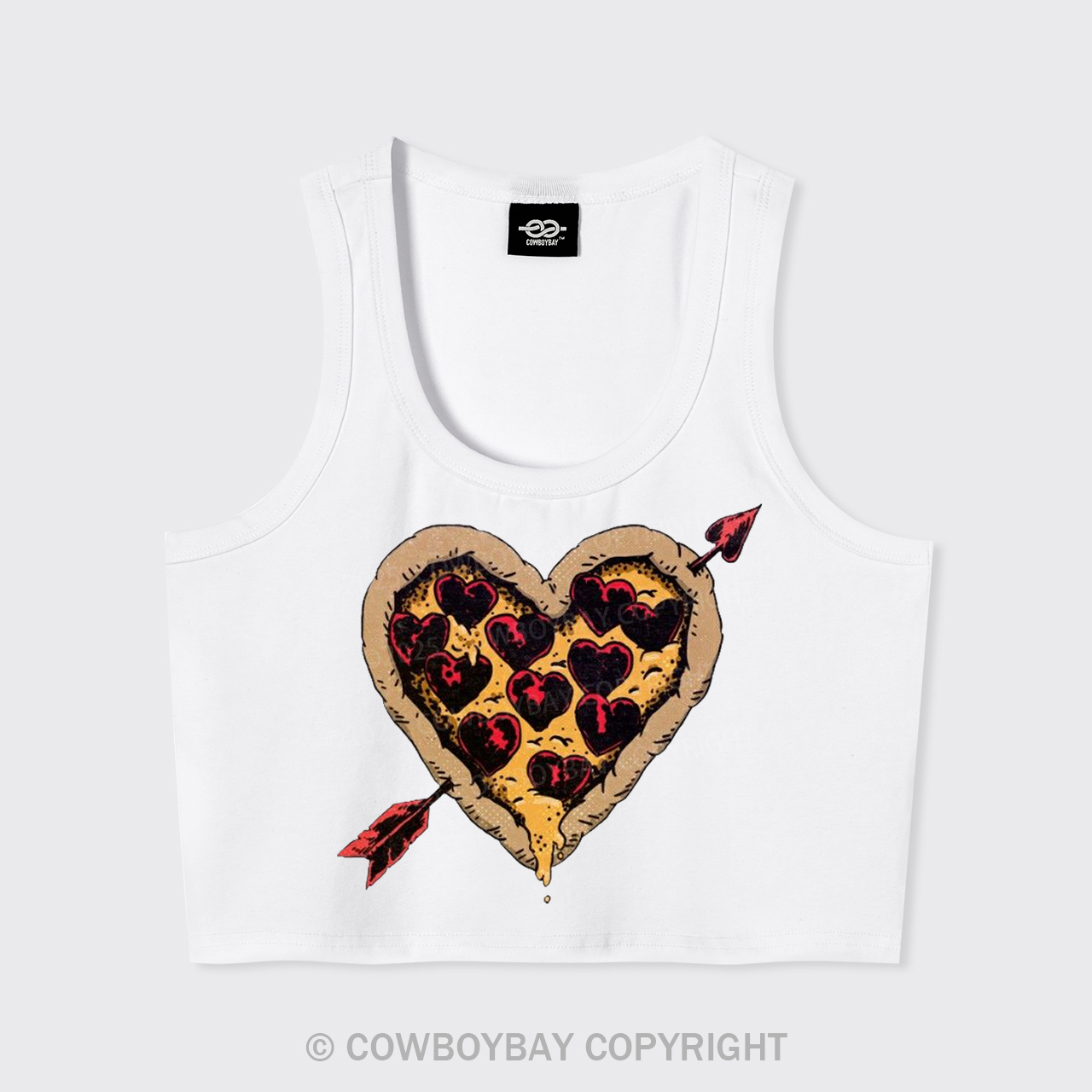 Pizza Heart Tank Top