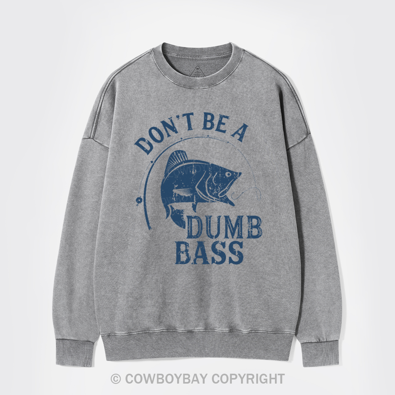 Don't Be A Dumb Bass Washed Sweatshirts