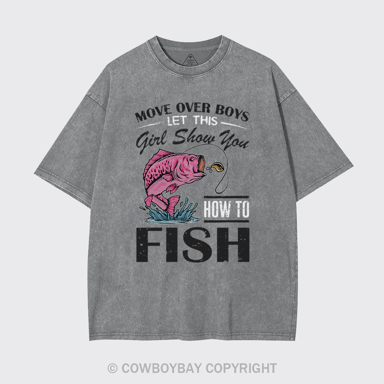 Move Over Boys Fishing Garment-dye Tees