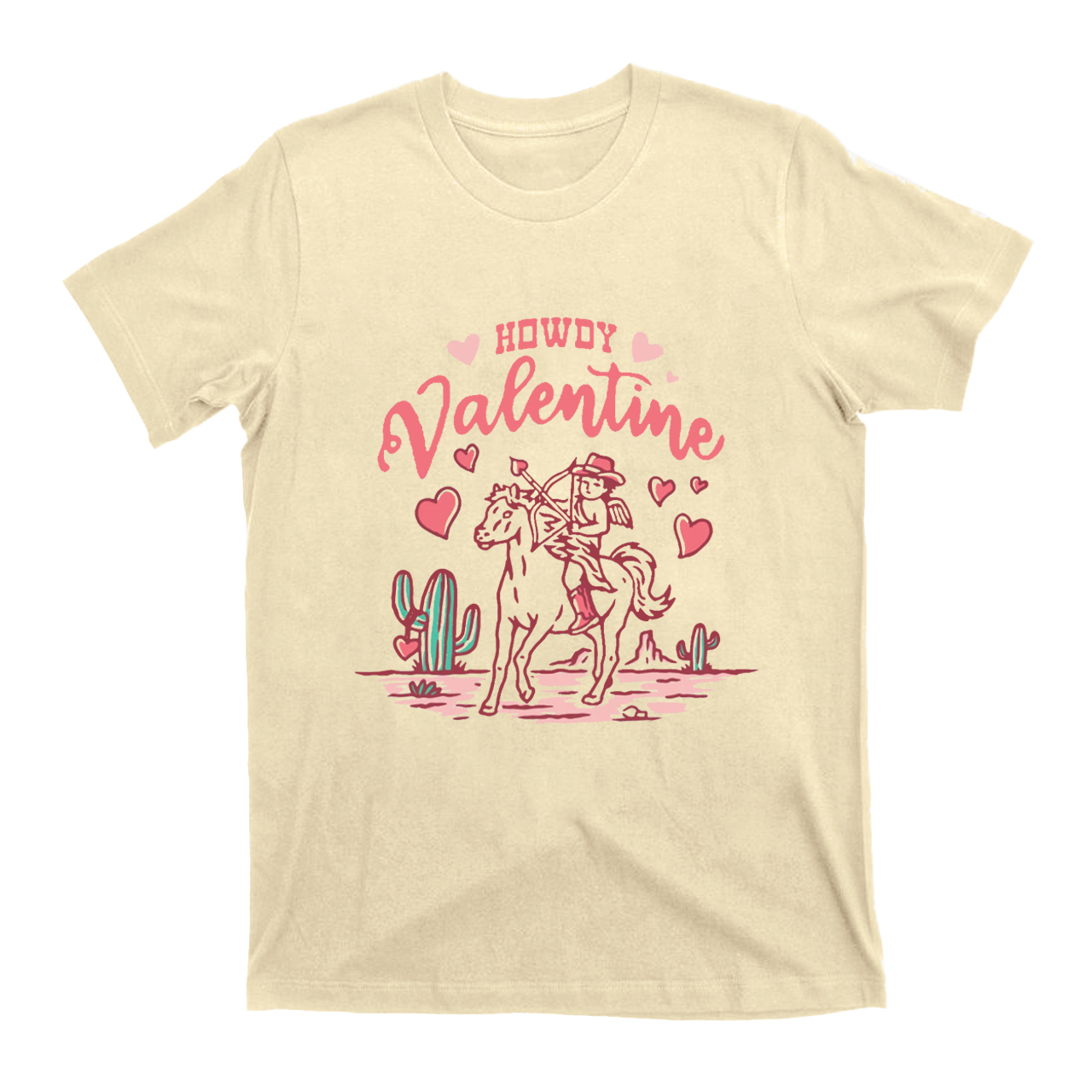 Cupid Aim For A Cowboy Valentine T-Shirts