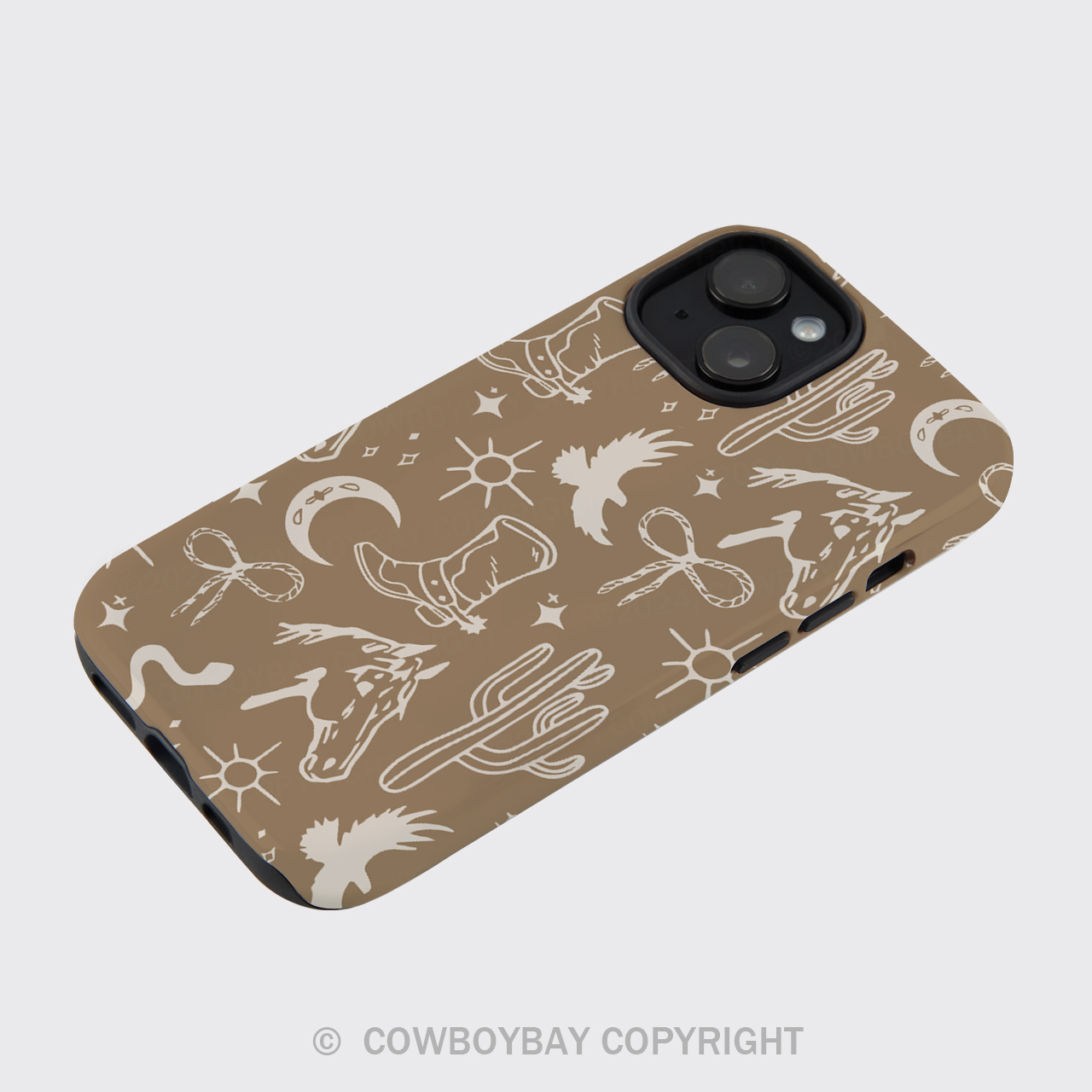 Cowboy Western Brown Phone Case