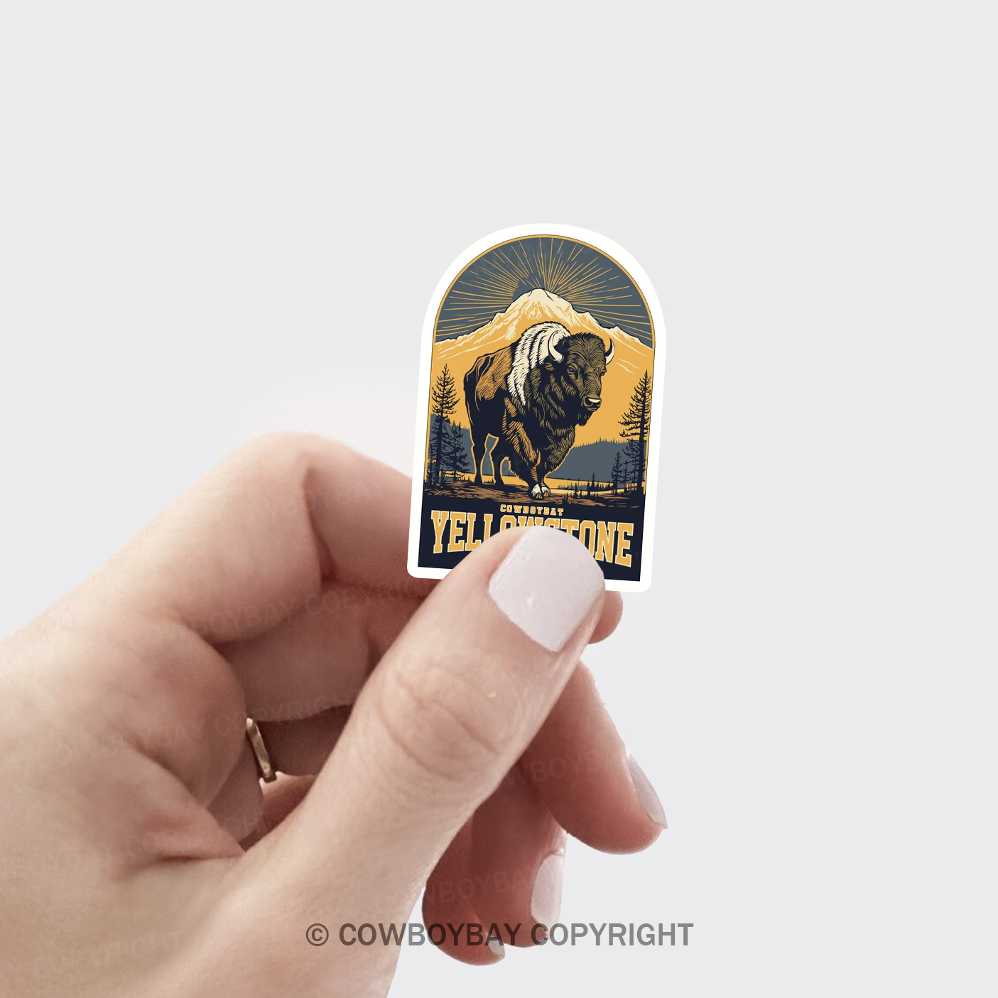 Yellowstone National Park Sticker 