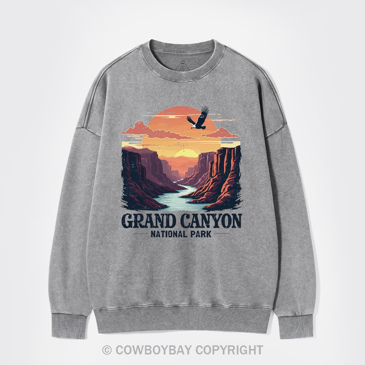 Grand Canyon National Park Washed Sweatshirts