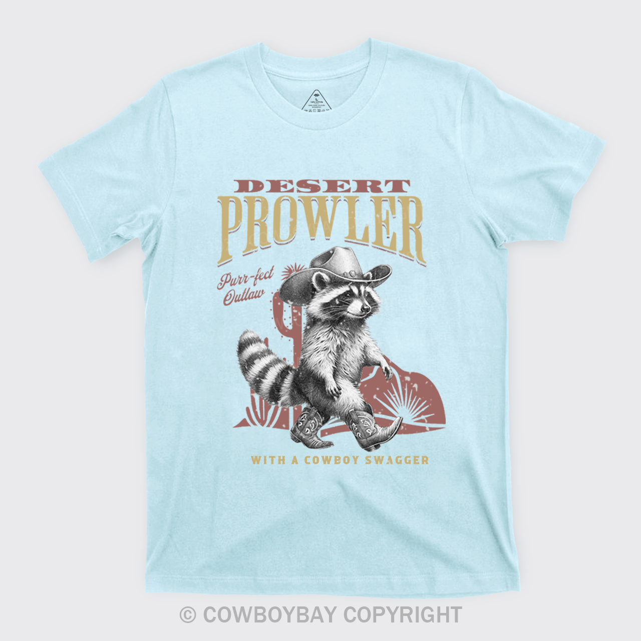 Retro Cowboy Raccoon T-Shirts