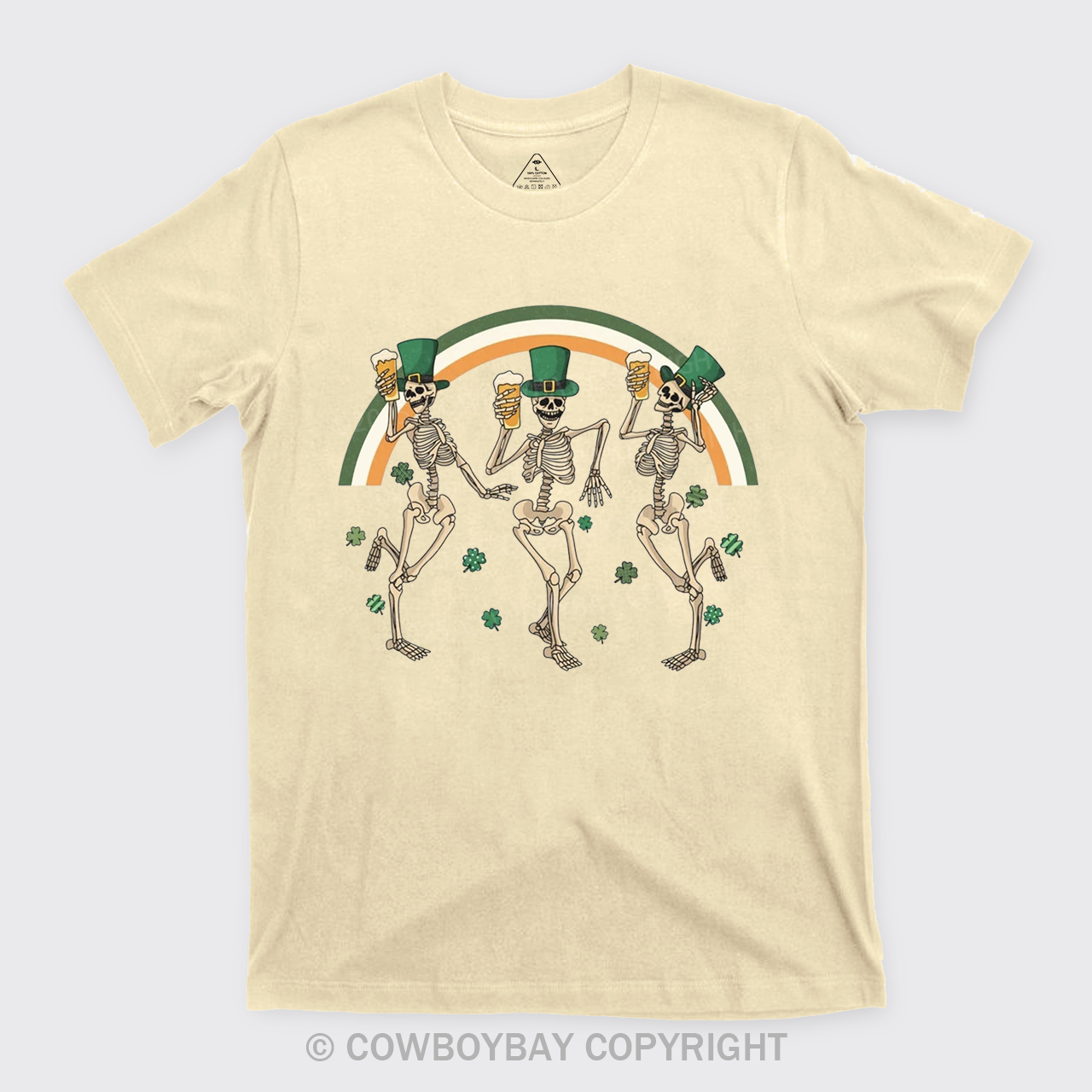 St. Patrick's Skeleton T-Shirts