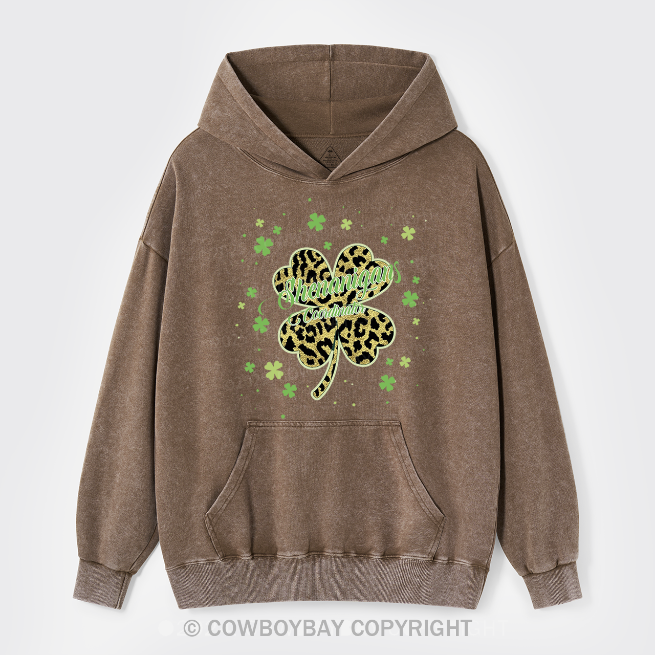Lucky St. Patrick's Garment-Dye Hoodies