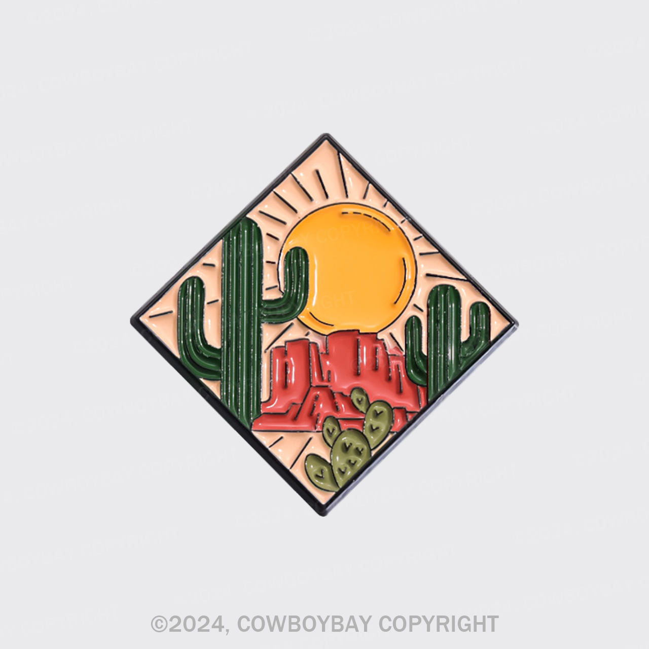 Creative Western Cowboy_Cowboybay Pin