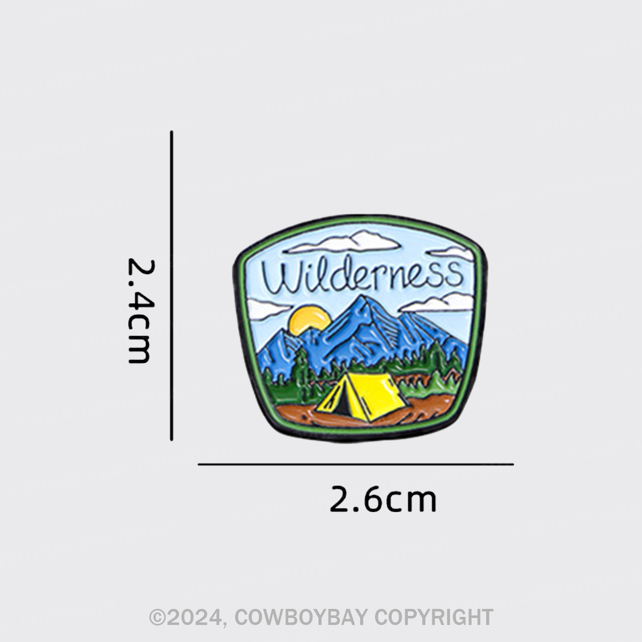 Wilderness Camping_Cowboybay Pin