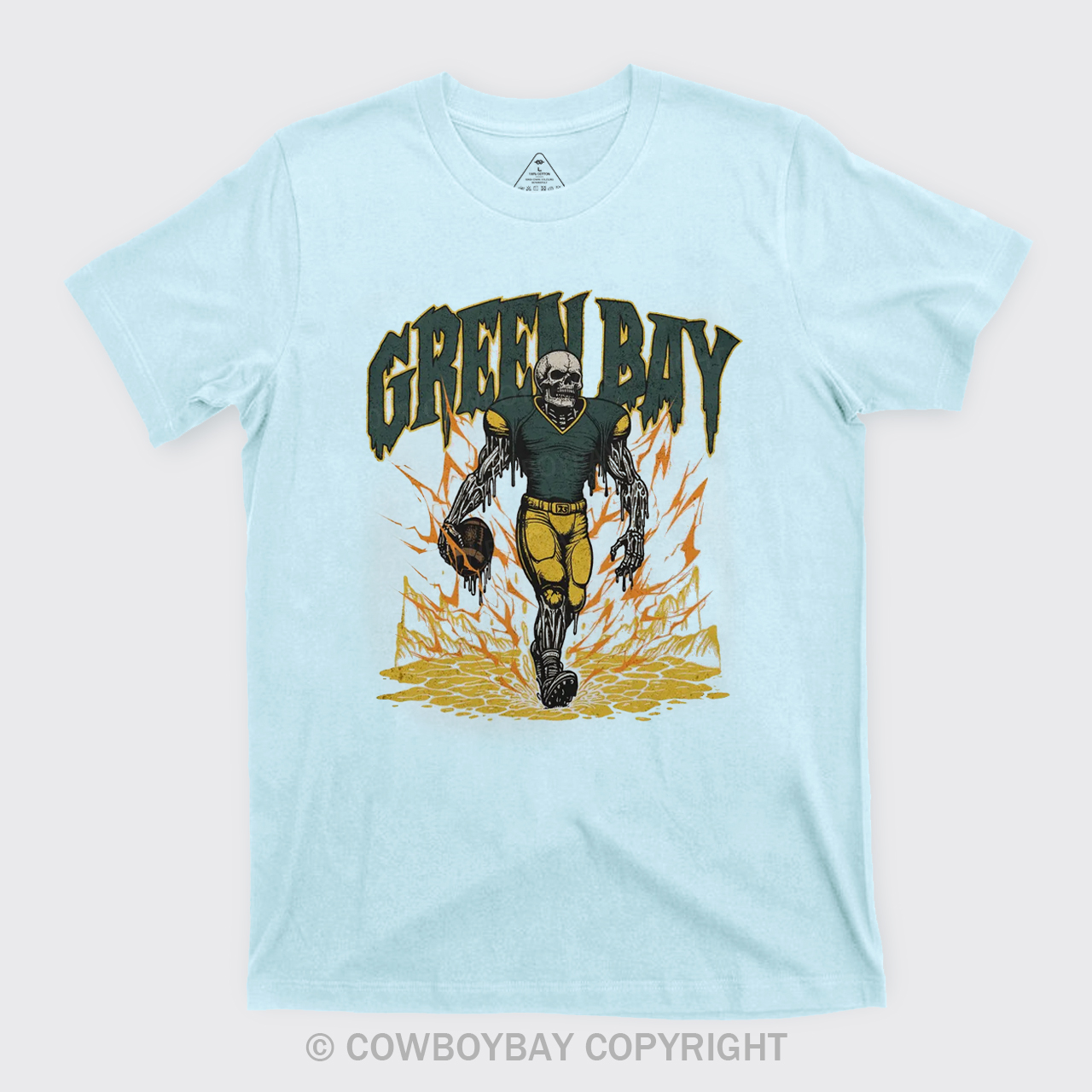 Vintage Skeleton Football T-Shirts