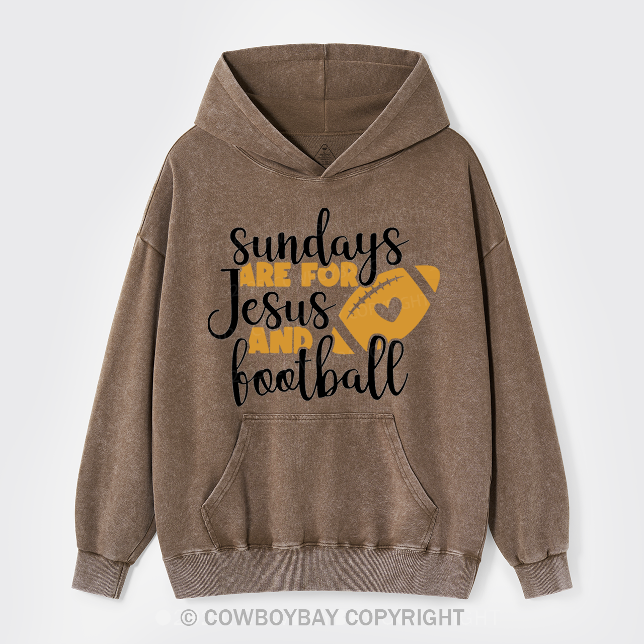 Sundays Are For Football Garment-Dye Hoodies