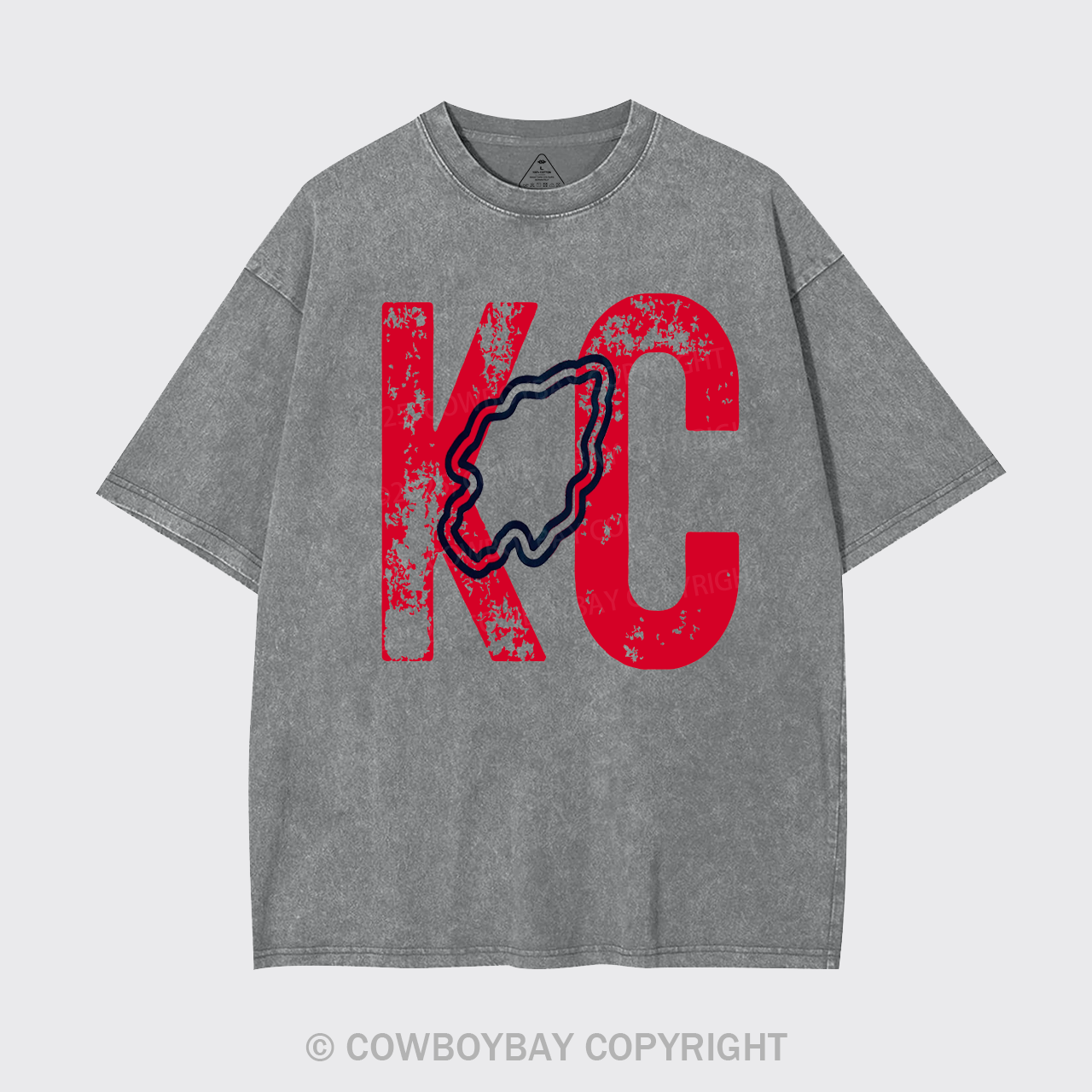 KC Football Garment-dye Tees