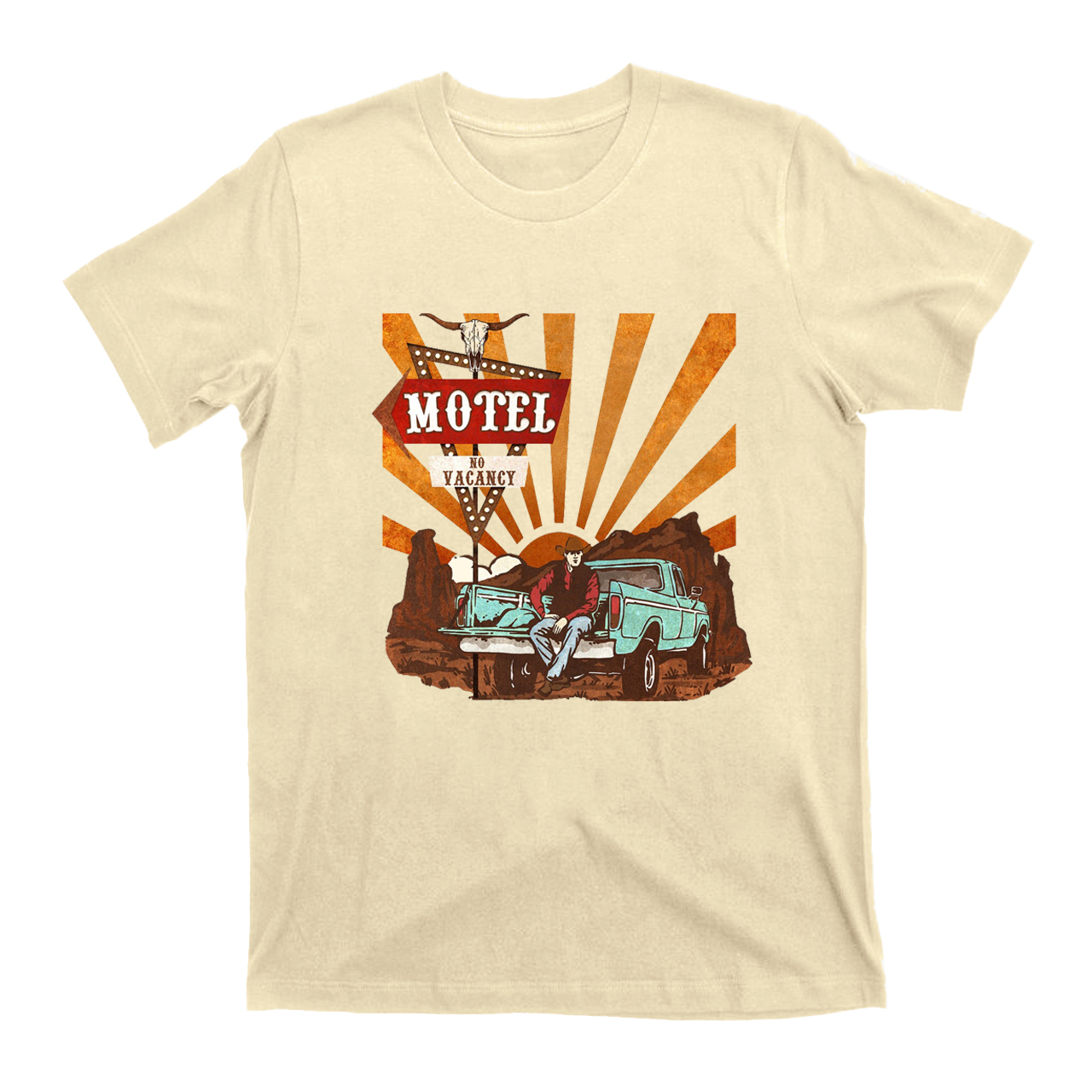 Cowboy Motel Desert Truck T-Shirts