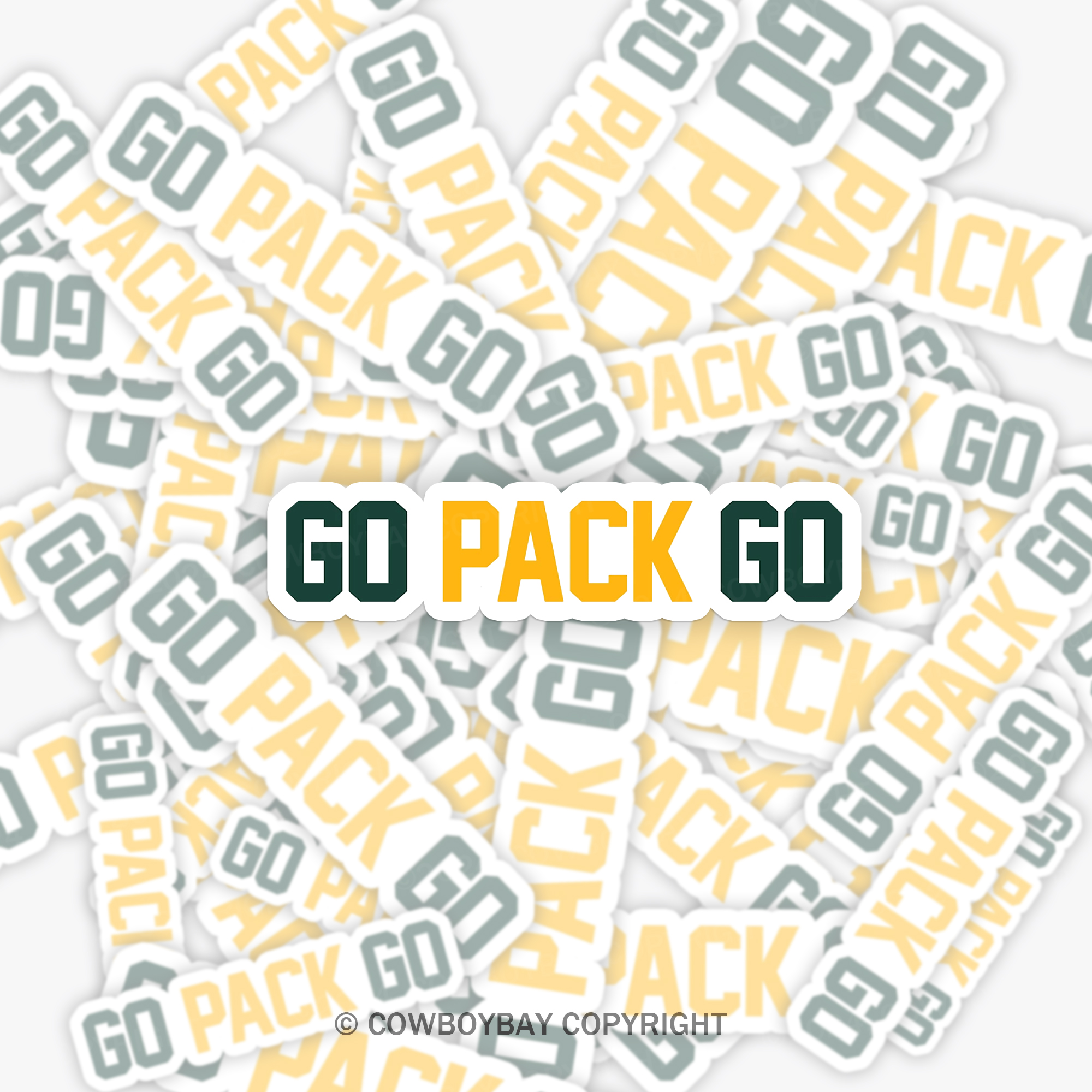 Go Pack Go Sticker 