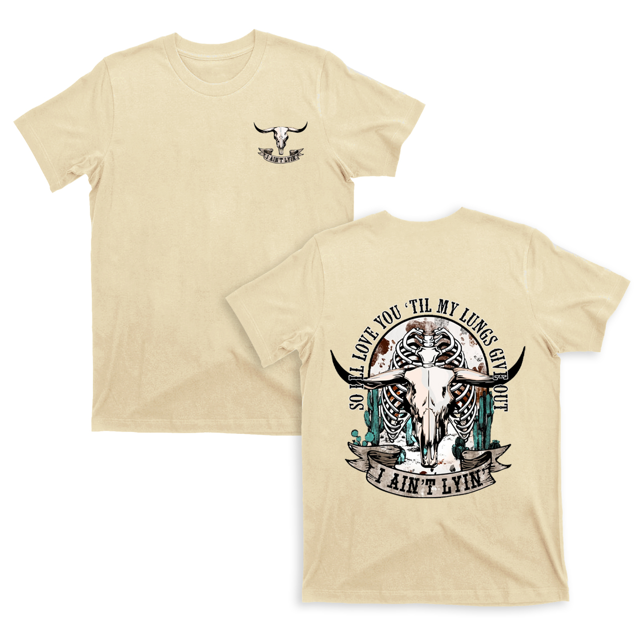 So I'll Love You Til My Lungs Give Out Valentine T-Shirts