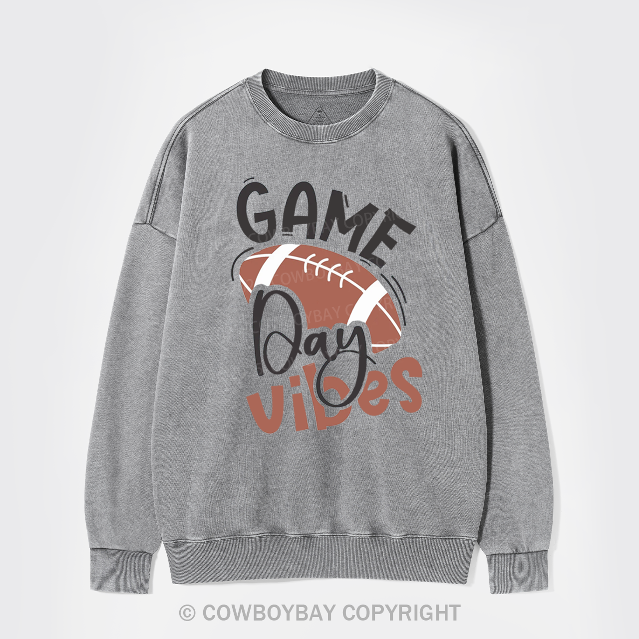 Game Day Vibes Washed Sweatshirts
