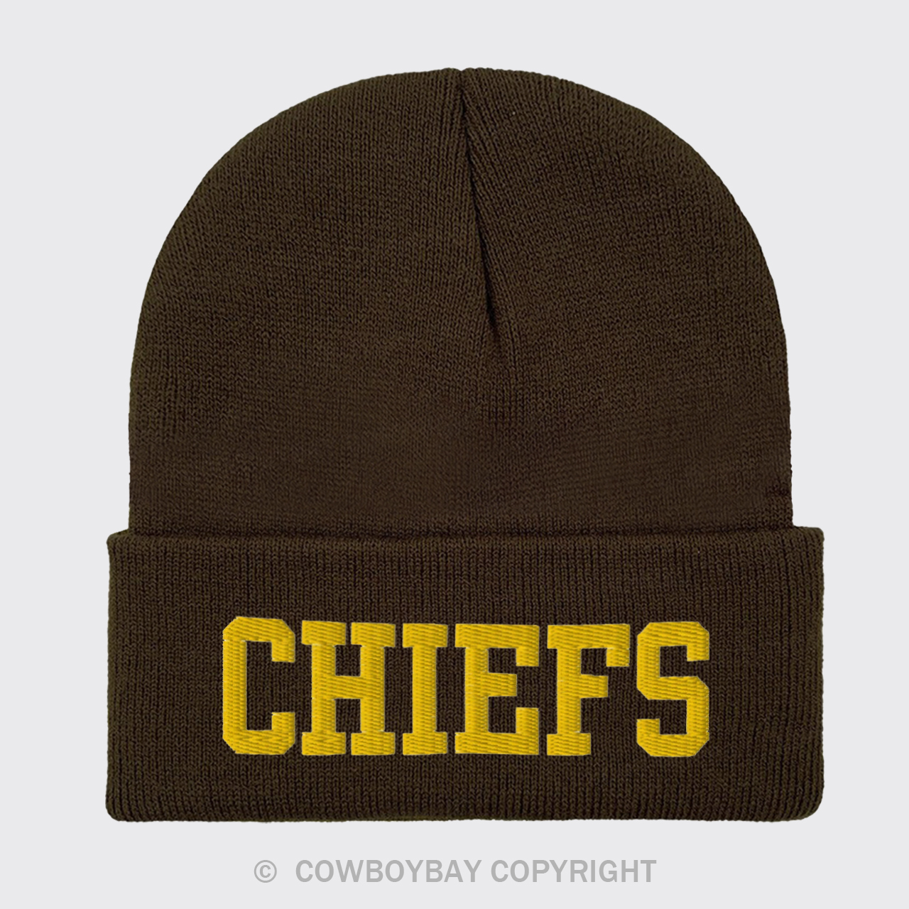 Chiefs Embroidered Knitted Beanie