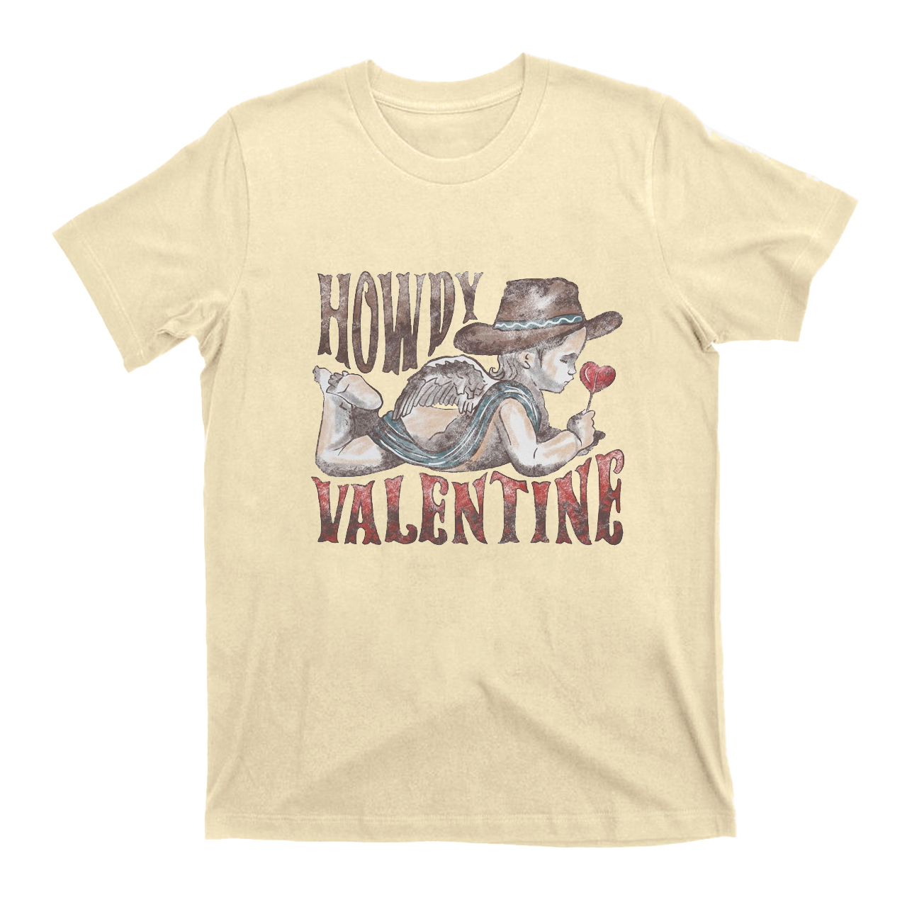Howdy Cupid Give Courage to All Love Valentine T-Shirts
