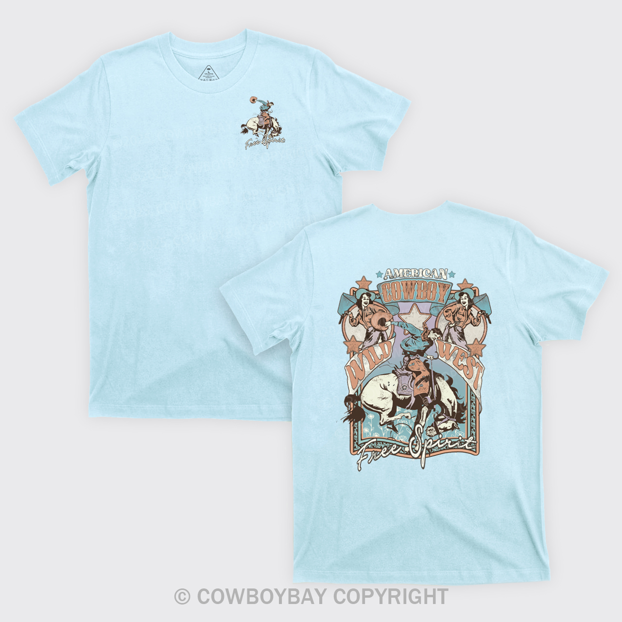 America Cowboy Free Spirit Cowboy T-Shirts